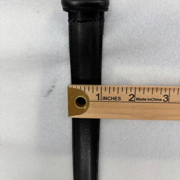 Ralph Lauren Black Leather Belt Womens Medium Adjustable Black main image 9